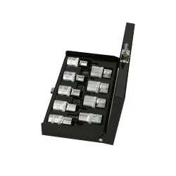 Coffret de 9 douilles TORX® . L.38 mm | Vis bois | Ekibat