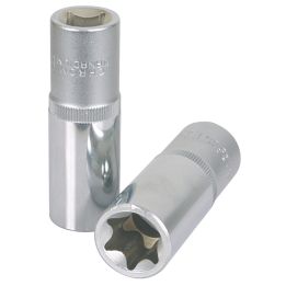 Douille longue TORX ULTIMATE® 1/2" . L. 75mm | Vis bois | Ekibat