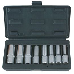 Coffret de 8 douilles TORX® . L.75 mm | Vis bois | Ekibat