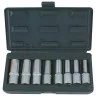 Coffret de 8 douilles TORX® . L.75 mm | Vis bois | Ekibat