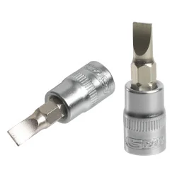 Douille tournevis ULTIMATE® Fente 1/4" . L.37 mm | Vis bois | Ekibat
