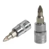 Douille tournevis ULTIMATE® POZIDRIV® 1/4" . L.37 mm | Vis bois | Ekib