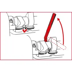 Outil de maintien pour poussoir de soupape KSTOOLS 150.0909 | 150.0909