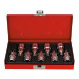 Coffret de 9 douilles tournevis TORX® percé 1/2" | Vis bois | Ekibat