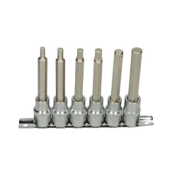Rail de 6 douilles tournevis 6 pans . | Vis bois | Ekibat