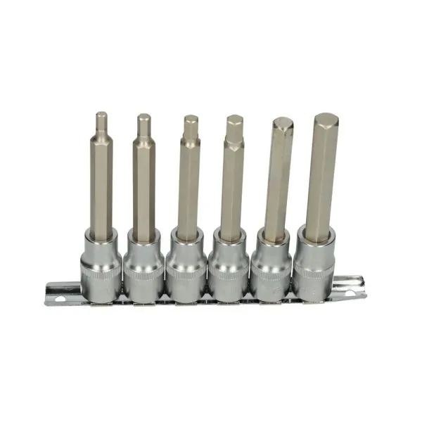 Rail de 6 douilles tournevis 6 pans . | Vis bois | Ekibat