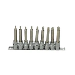 Rail de 9 douilles tournevis TORX® 1/2" . | Vis bois | Ekibat