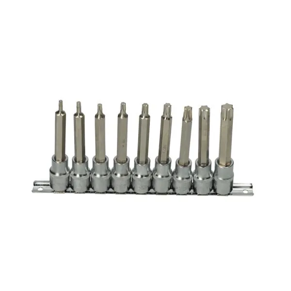 Rail de 9 douilles tournevis TORX® 1/2" . | Vis bois | Ekibat