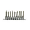 Rail de 9 douilles tournevis TORX® 1/2" . | Vis bois | Ekibat
