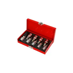 Coffret de 9 douilles tournevis TORX® 1/2" . | Vis bois | Ekibat