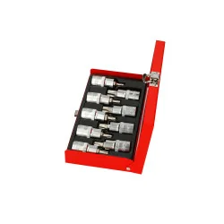 Coffret de 9 douilles tournevis TORX® 1/2" . | Vis bois | Ekibat