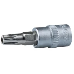 Douille tournevis ULTIMATE® TORX® percé 3/8" . L.50 | Vis bois | Ekiba