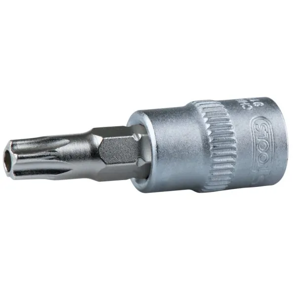 Douille tournevis ULTIMATE® TORX® percé 3/8" . L.50 | Vis bois | Ekiba