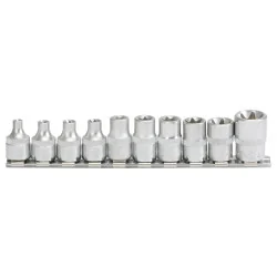 Rail de 10 douilles ULTIMATE® TORX® 3/8" KSTOOLS | Vis bois | Ekibat