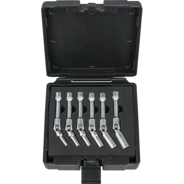 Coffret de douilles longues articulées ULTIMATE® 3/8" - | Vis bois | E