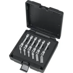 Coffret de douilles longues articulées ULTIMATE® 3/8" - | Vis bois | E