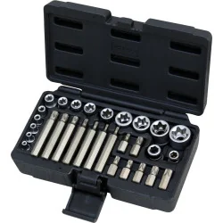 Coffret TORX® . 1/4" - 3/8" - 1/2" | Vis bois | Ekibat