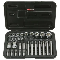 Coffret TORX® percé . 1/4" - 3/8" - | Vis bois | Ekibat