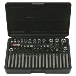 Coffret TORX® percé . 1/4"- 3/8"-1/2" - E4 | Vis bois | Ekibat