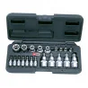 Coffret mâle/femelle TORX® . 1/4" - 1/2" - | Vis bois | Ekibat