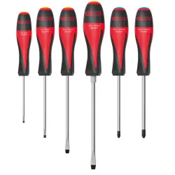 Jeu de 6 tournevis ULTIMATE® . Fente - | Vis bois | Ekibat