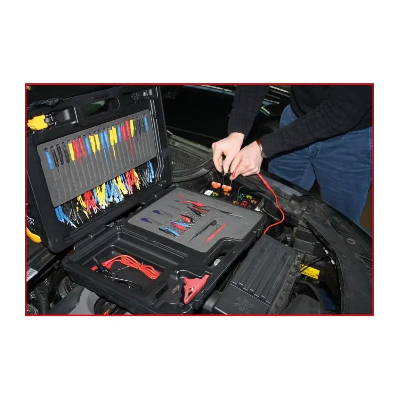 Coffret de câbles de mesure et de test pour diagnostic . 12/24 V . 92 pcs KSTOOLS 150.0950 | 150.0950 Coffret de câbles de mesure et de test pour diagnostic . 12/24 V . 92 pcs KSTOOLS 150.0950 | 150.0950