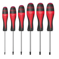 Jeu de 6 tournevis ULTIMATE® . TORX® percé | Vis bois | Ekibat