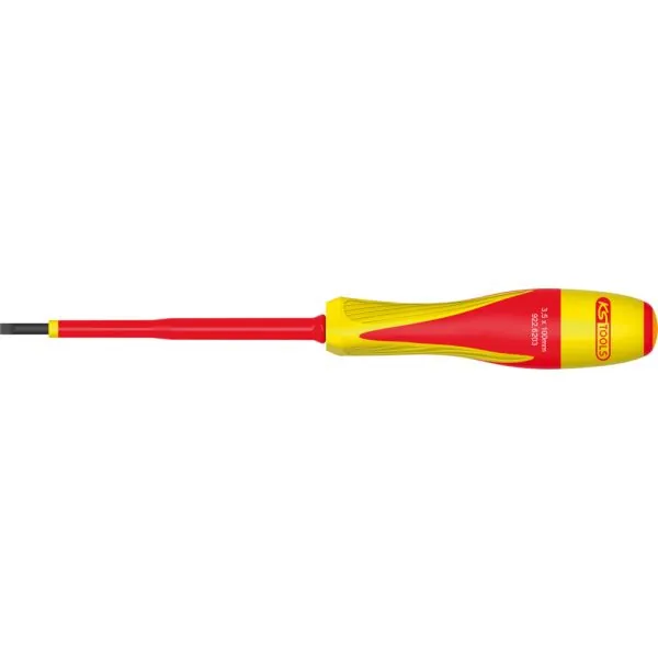 Tournevis Fente bi-matière isolé 1000V . 3 .0x100 | Vis bois | Ekibat