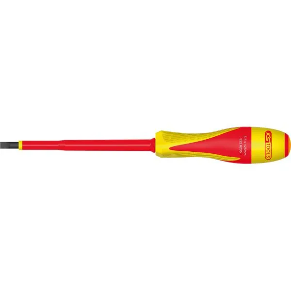 Tournevis Fente bi-matière isolé 1000V . 5 .5x125 | Vis bois | Ekibat
