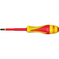 Tournevis PHILLIPS® bi-matière isolé 1000V . PH2 - | Vis bois | Ekibat