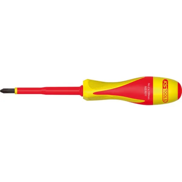Tournevis PHILLIPS® bi-matière isolé 1000V . PH2 - | Vis bois | Ekibat