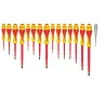 Jeu de 16 tournevis bi-matière isolés 1000V KSTOOLS | Vis bois | Ekiba
