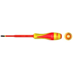 Tournevis fente bi-matière isolé 1000V - 5 .5 | Vis bois | Ekibat