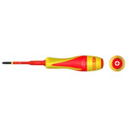 Tournevis PHILLIPS® bi-matière isolé 1000V . PH1 pour | Vis bois | Eki