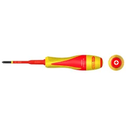Tournevis PHILLIPS® bi-matière isolé 1000V . PH1 pour | Vis bois | Eki