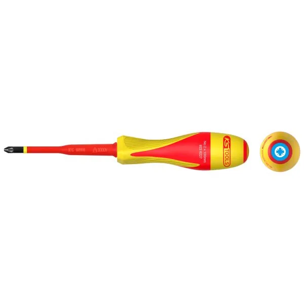 Tournevis POZIDRIV® bi-matière isolé 1000V . PZ2 pour | Vis bois | Eki