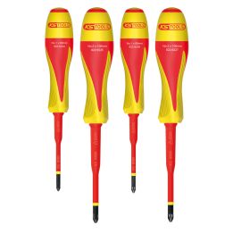 Jeux de tournevis bi-matière isolés 1000V pour borniers | Vis bois | E