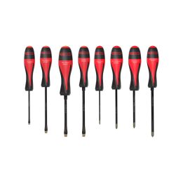 Jeu de 8 tournevis ULTIMATEgrip . Fente - | Vis bois | Ekibat