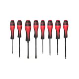 Jeu de 8 tournevis ULTIMATEgrip . Fente - | Vis bois | Ekibat