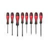 Jeu de 8 tournevis ULTIMATEgrip . Fente - | Vis bois | Ekibat