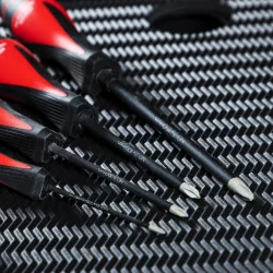 Jeu de 8 tournevis ULTIMATEgrip . Fente - | Vis bois | Ekibat