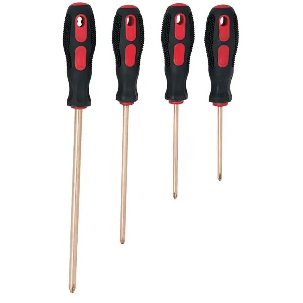 Jeu de tournevis BERYLLIUMplus . 4 pièces KSTOOLS | Vis bois | Ekibat