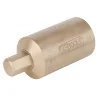 Douille tournevis 6 pans . courte BRONZEplus 22mm . 90mm
