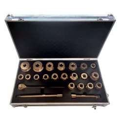Coffret de douilles BRONZEplus 1" . 23 pièces KSTOOLS