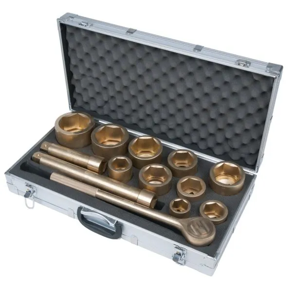 Coffret de douilles BRONZEplus 1" . 13 pièces KSTOOLS