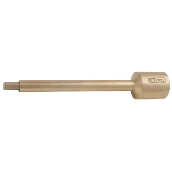 Douille tournevis 6 pans longue BRONZEplus 12mm . 140mm