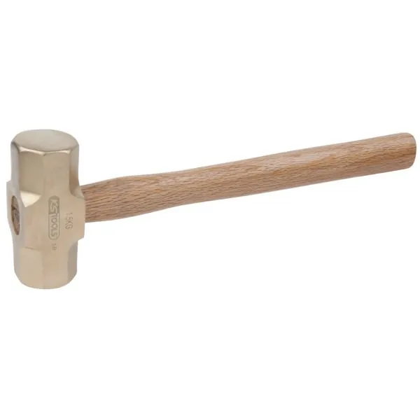 Massette octogonales BRONZEplus manche hickory . tête 1000g
