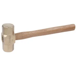 Massette octogonales BRONZEplus manche hickory . tête 1500g