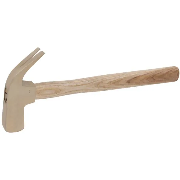 Marteau de coffreur BRONZEplus manche hickory . tête 400g .
