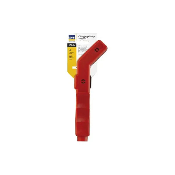 Pince de charge courbée isolée 1000&nbsp;A (rouge) | TOOL IT